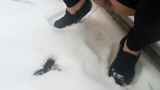 Pee: Couldn't waste the fresh snow #4