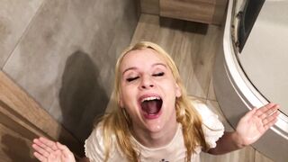 Mouth Pee: pissing slut #4