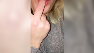 Pee: Blonde tastes it after #4