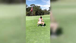 Pee: Washing my ball before sinking a putt ⛳️ #1