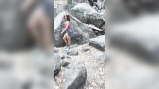 Pee: Beautiful mom pee’s in nature. #2