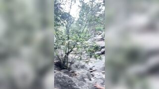 Pee: Beautiful mom pee’s in nature. #3