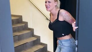 Lara Cum-Kitten peeing her pants in public