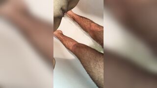 Pee: Pissing on his cock! #4