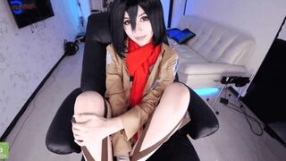 Mikasa Ackerman from Attack on Titan by Purple Bitch