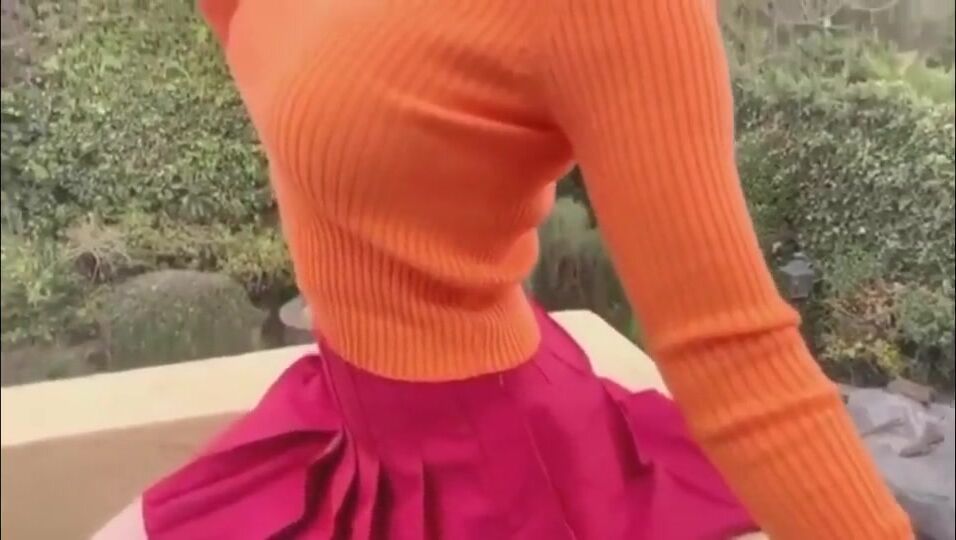 Fabibi world cosplay Velma Dinkley ass